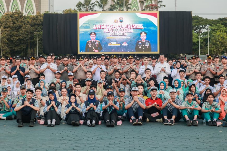Polda Jatim Luncurkan Polisi Jogo Sekolah, Perkuat Perlindungan Pelajar Menuju Indonesia Emas 2045